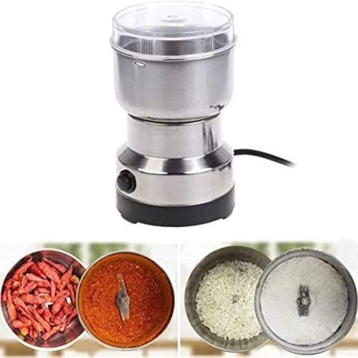 Electric Stainless Steel Spice Grinder – Multi-Purpose Kitchen Grinding Machine
