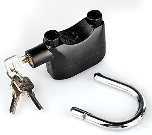 110dB Waterproof Anti-Theft Alarm Padlock with Heavy-Duty Security Lock & 3 Keys
