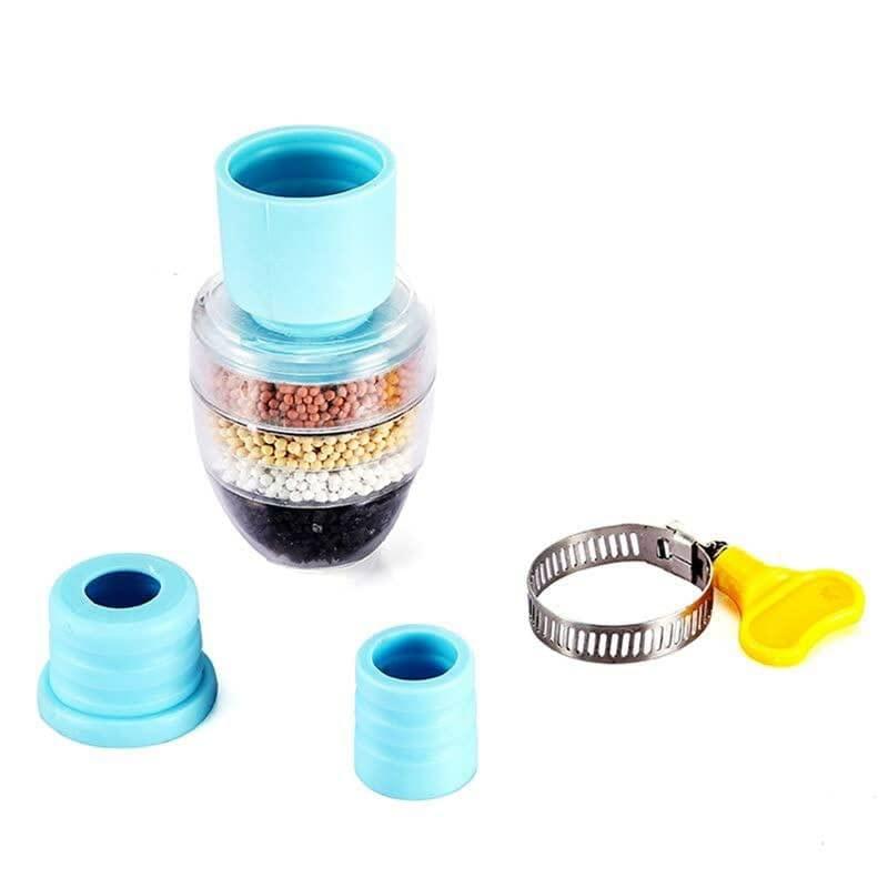 360° Rotating Faucet Filter Shower Head with 6-Layer Splash-Proof Water Filter