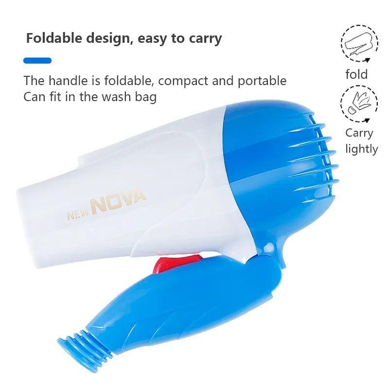 Professional Foldable 1000W Hair Dryer – Portable Fast-Drying Hair Styling Blow Dryer for Men & Women