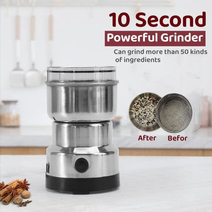 Electric Stainless Steel Spice Grinder – Multi-Purpose Kitchen Grinding Machine