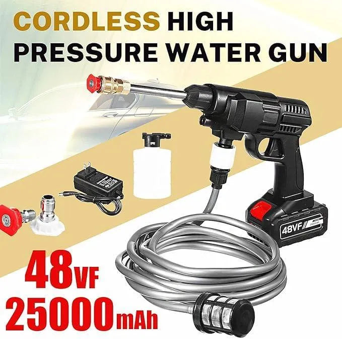 High-Pressure Washer Gun Black Red ABS 40W