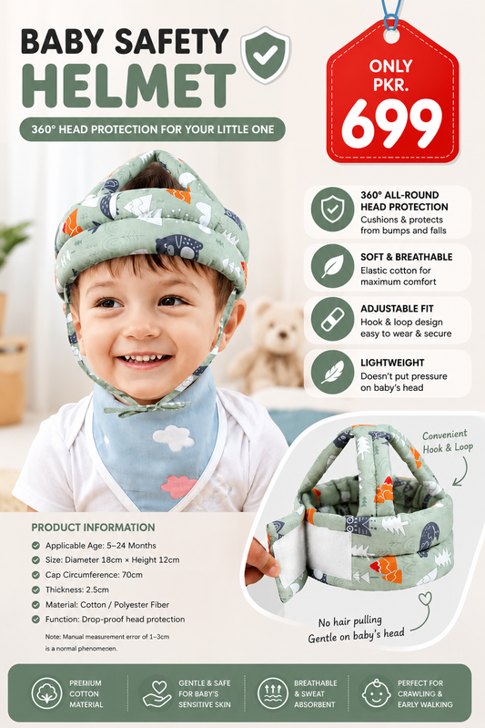 360° Baby Safety Helmet – Premium Head Protection for Toddlers