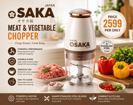 Osaka Multi-Purpose Electric Meat Grinder & Food Processor for Kitchen – 700ml