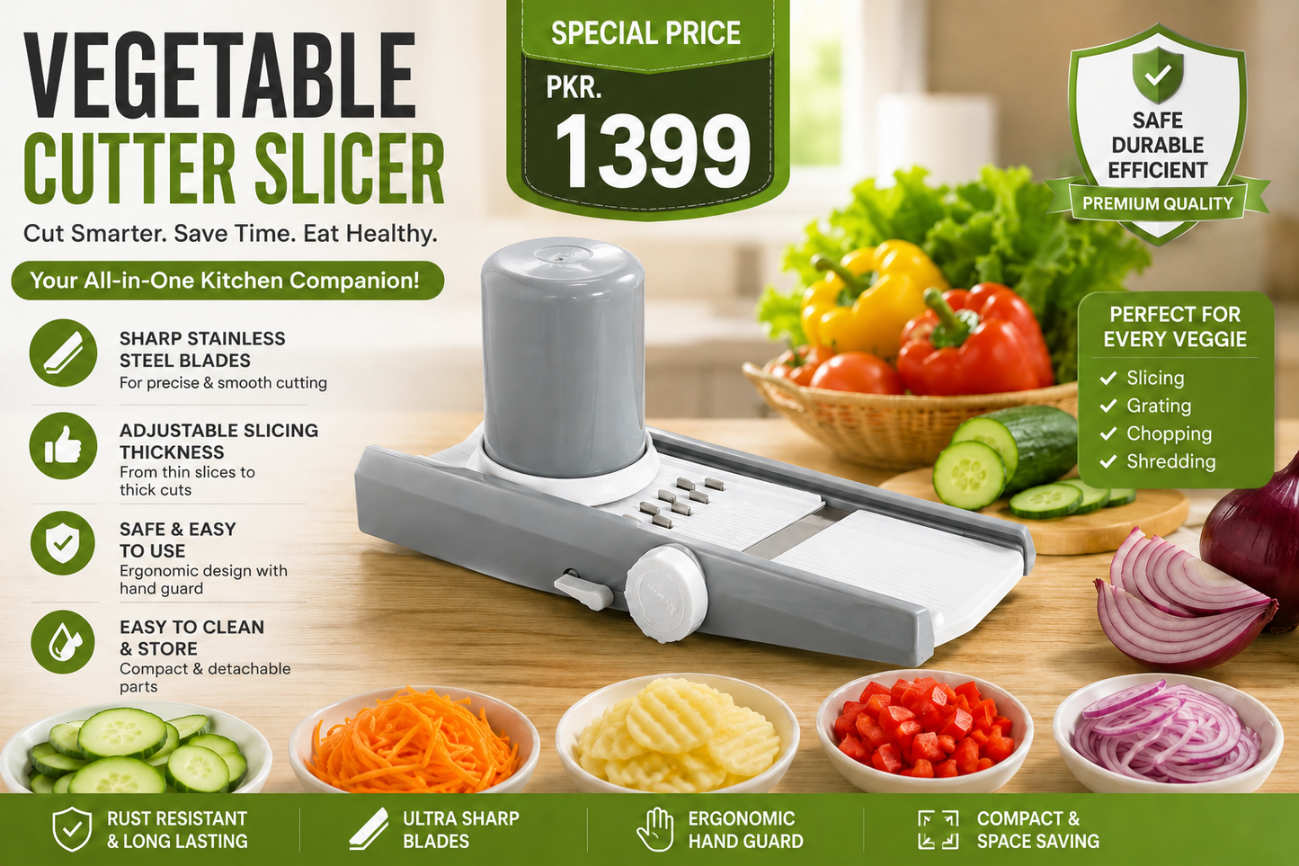Bruno Pro 12-in-1 Vegetable Chopper & Kitchen Slicer