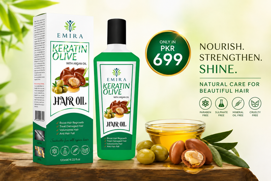 Emira Keratin & Olive Deep Repair Hair Treatment
