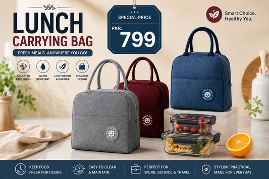 Portable Insulated Lunch Bag | Reusable Thermal Bento Tote