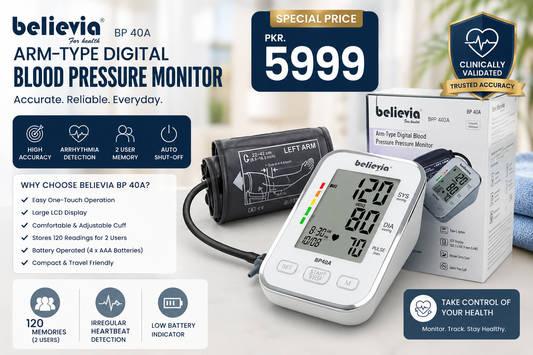 Digital Blood Pressure Monitor – Smart BP & Pulse Checker DBP-1333