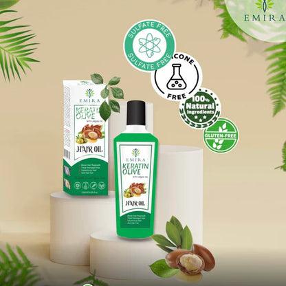 Emira Keratin & Olive Deep Repair Hair Treatment