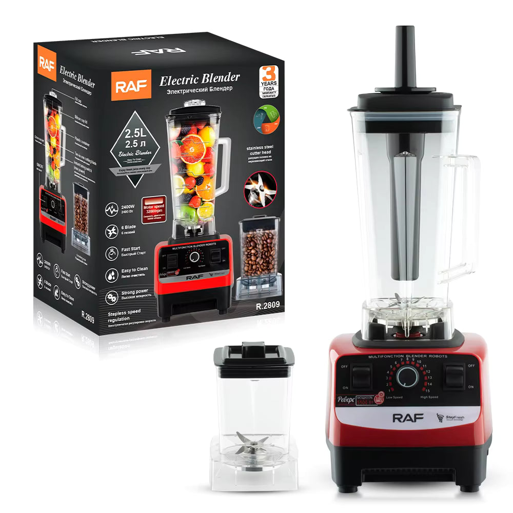 Multi-Purpose Ice Crush Smoothie Maker Blender & Juicer with Double Cups & Small Jar