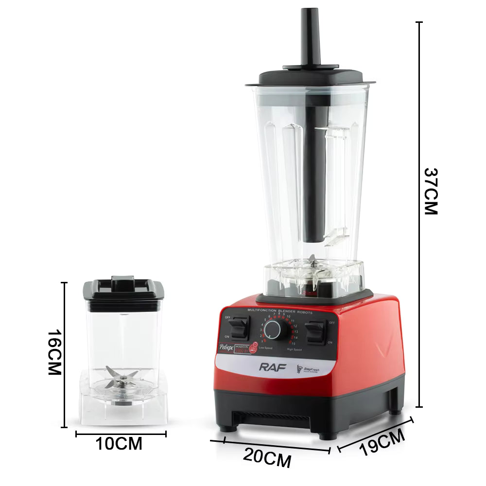 Multi-Purpose Ice Crush Smoothie Maker Blender & Juicer with Double Cups & Small Jar