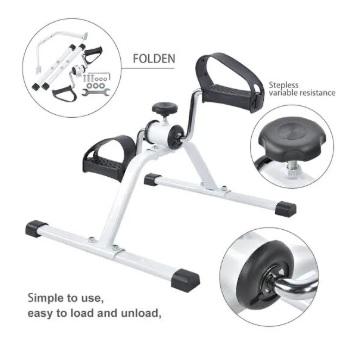 Portable Mini Exercise Bike Pedal Trainer – Home Workout Cycle for Arms & Legs
